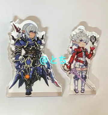 FF14 냥 알리제 아크릴 블록 2개 세트
