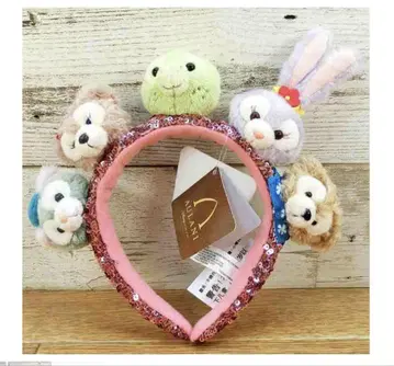 하와이 아울라니 디즈니 리조트 한정 더피와 프렌즈 머리띠