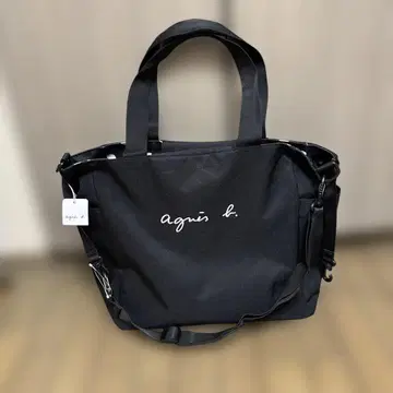 agnis b. VOYAGE 블랙 마더백