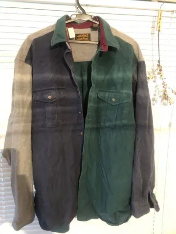 Eddie Bauer 패널 디자인 긴팔 셔츠