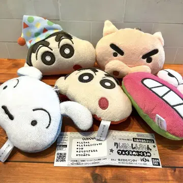 짱구는 못말려 페이스 봉제 인형 전5종 세트