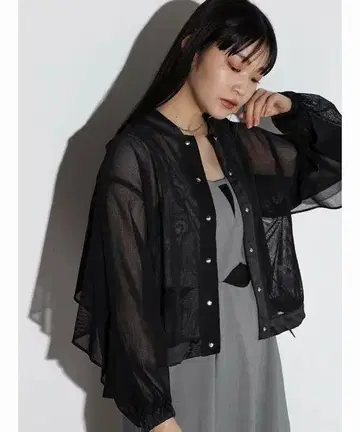 새상품 야마다야 LASUD RADIATE 메쉬 프릴 라이트 블루종