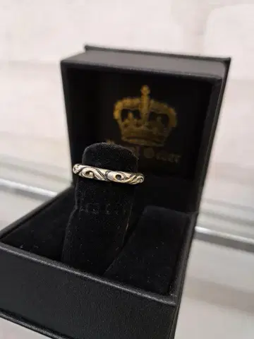 ROYAL ORDER 로얄오더 리본 밴드링 실버