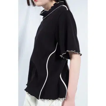 HOUGA 호우가 rally tops 블랙 상의