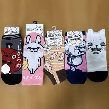 YOSISTAMP 캐릭터 삭스 5족 세트 요시스탬프