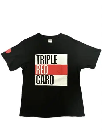 TRIPLE RED CARD 티셔츠 XL 블랙