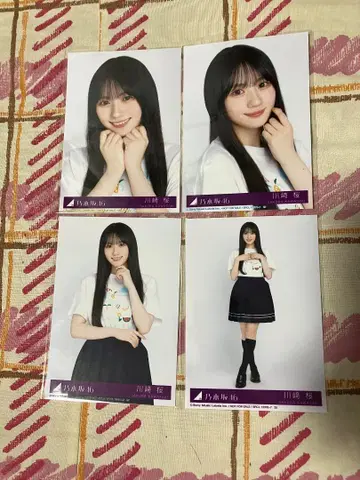 노기자카46 브로마이드 카와사키 벚꽃 Same Nambers 봉입 컴프
