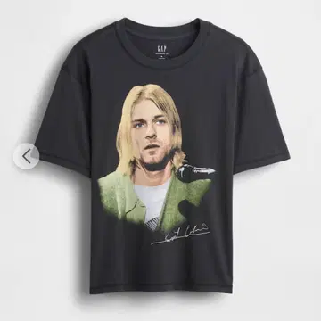 GAP Kurt Cobain 프린트 T셔츠