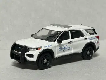 그린라이트 1/64 포드 익스플로러 경찰 미니카