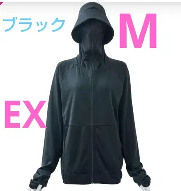 워크맨 쿨 UV 선셰이드 후드티 EX 블랙 M 블랙