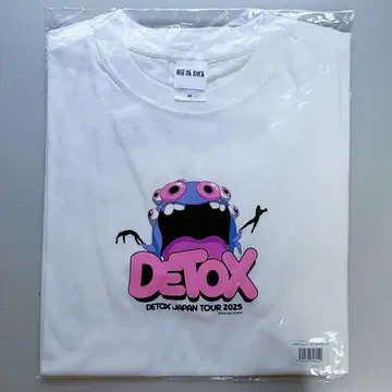 ONE OK ROCK 2025 DETOX JAPAN 티셔츠 D/WHITE