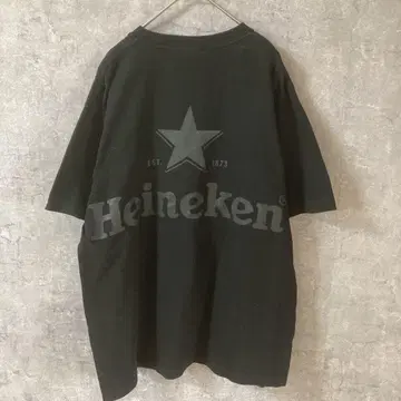 Heineken 하이네켄 T셔츠 맥주 로고 빅 로고 블랙 L 사이즈