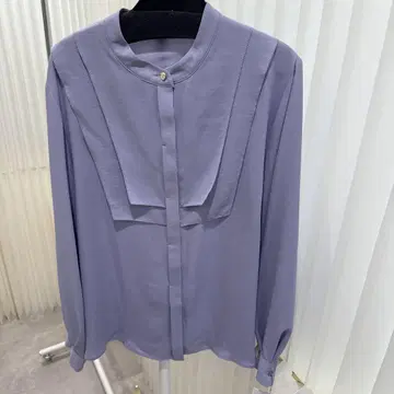 [새상품] 라벤더 긴팔 블라우스 M