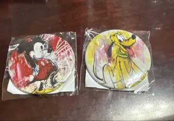 이다 코사쿠 Disney 미키마우스 플루토 아트 스타일 캔뱃지