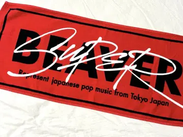 SUPER BEAVER 타월 빨간색