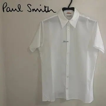 Paul Smith London 반팔 드레스 셔츠 화이트