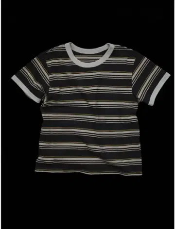 NODAS Mini border tee - CHARCOAL