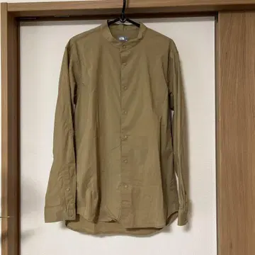 THE NORTH FACE 베이지 긴팔 셔츠 M