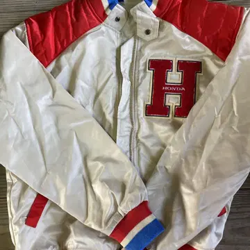 HONDA 자켓 화이트/레드
