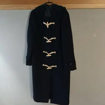 이네드 롱 더플 코트 블랙 사이즈 2