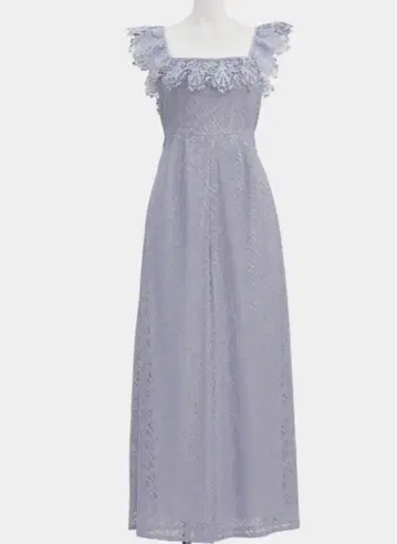 Crayme, Scallop Lace All-In-One 블루 M 사이즈