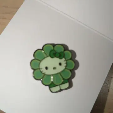 오사카 엑스포 일본관 Algae X Hello Kitty 핀 배지