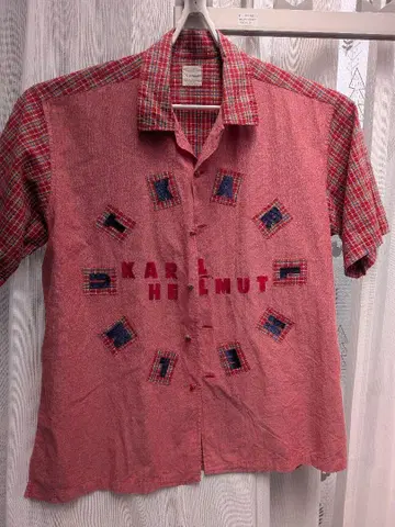 KARL HELMUT 반팔 셔츠 빨간색