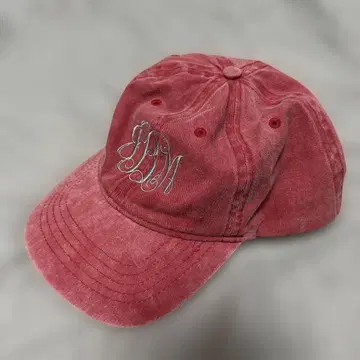 빈티지풍 캡 빨간색
