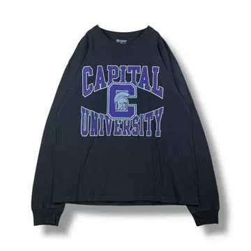 Champion 칼리지 롱T 사이즈 L 블랙