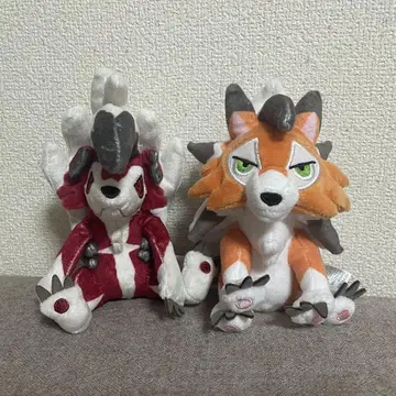포켓몬 센터 한정판 루가루암 Pokemon fit 봉제 인형