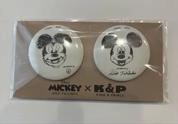 킹프리 미키 캔뱃지 세트