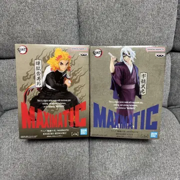MAXIMATIC 귀멸의 칼날 렌고쿠 쿄쥬로 & 우즈이 텐겐 피규어