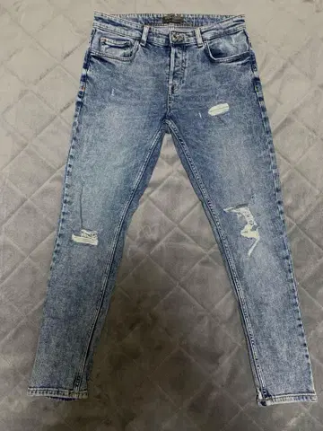 ZARA MAN 스키니 데미지 진