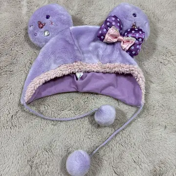도쿄 디즈니 리조트 미키 귀 모자 보라색