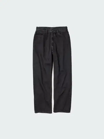 UNIQLO 와이드 스트레이트 청바지 (긴 길이) 31인치