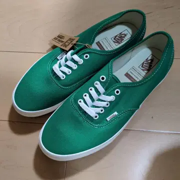 미사용 새상품 VANS 어센틱 에코 그린 28.5 10h