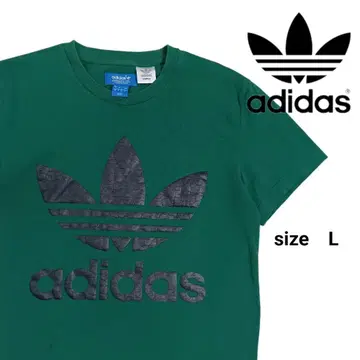 adidas 아디다스 트레포일 크랙 반팔 티셔츠 그린 L