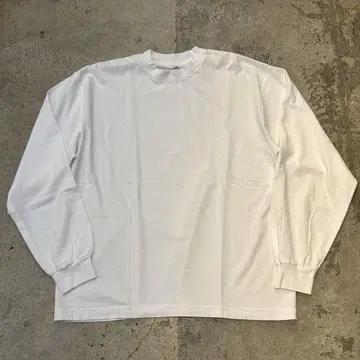 새상품 로스앤젤레스 어패럴 6.5oz 로스아파 롱T 화이트 L