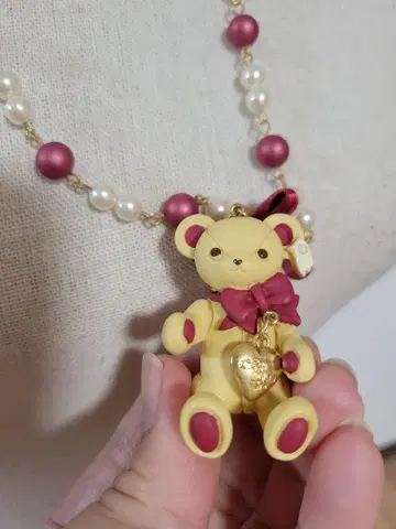 Angelic Pretty 선물 Bear 목걸이