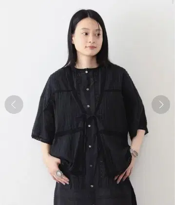 여성 BEAMS BOY / 빈티지 레이스 핀턱