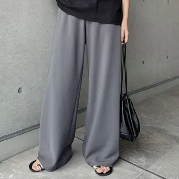[미사용] and Me 이지 와이드 팬츠