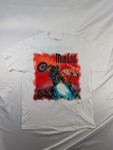 Meat Loaf 밴드 T 투어 T 90s Hanes 데드스탁
