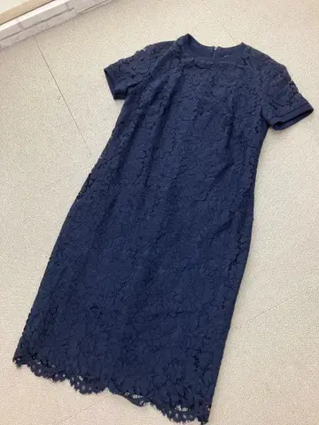 ( K08089 ) 랄프 로렌 원피스 무릎 기장 레이스 네이비 150