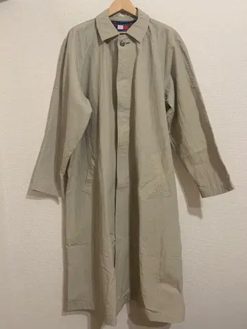 타미힐피거 맥시 기장 스텐 칼라 코트