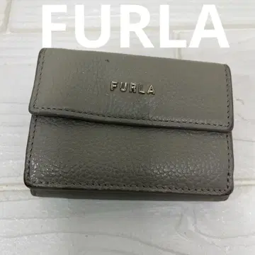 FURLA 그레이 3단 폴더형 지갑