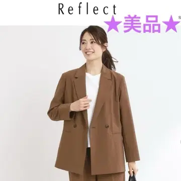 리플렉트 이번 시즌 드라이 터치 더블 자켓 브라운 7호 새상품급