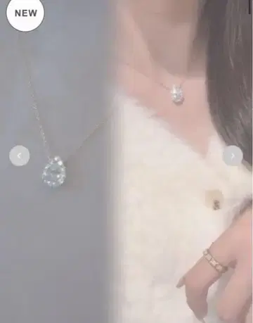 sassy angel 드롭 쉐이프 펜던트 핑크 골드