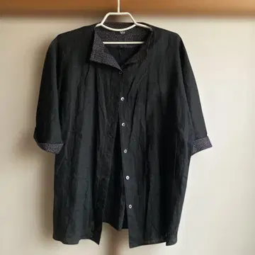 기우에몽 5부~7부 소매 셔츠 린넨 100%