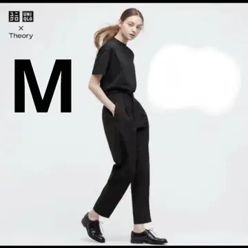 유니클로 블랙 팬츠 Theory 띠어리 콜라보 하의 M