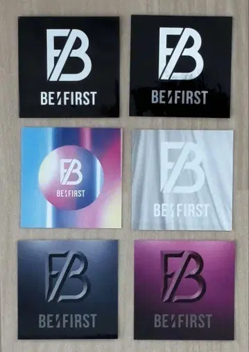 BE:FIRST 로고 스티커 6종 세트